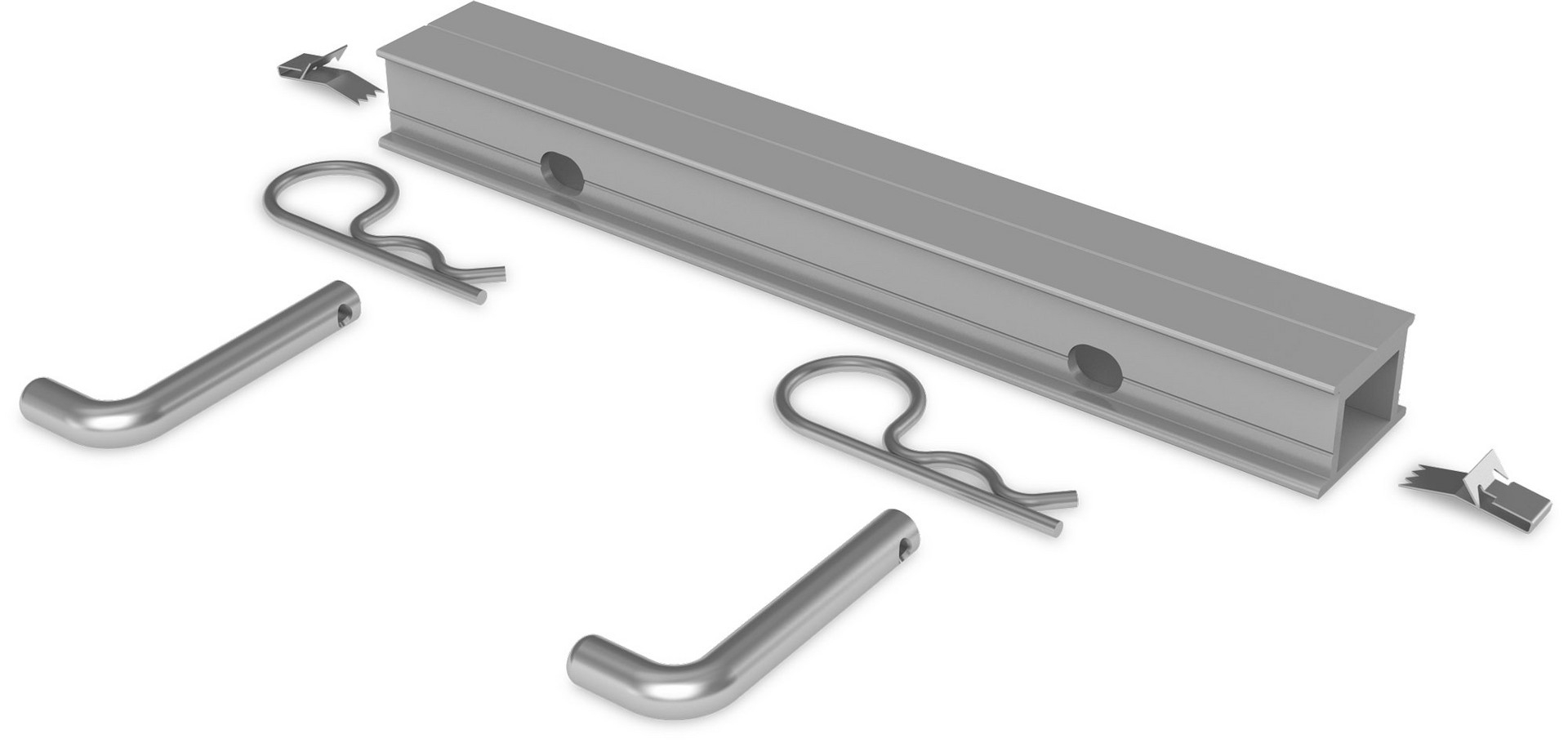 K2 2004123 Schienenverbinder Set Connector Bonding Set Dome 6.10
