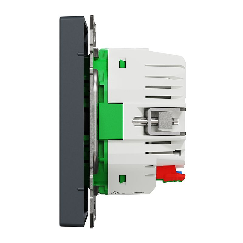 Merten MEG2380-6034 Connected Schutzkontakt-Steckdose 16A, System Design, Anthrazit, Thermoplast lackiert