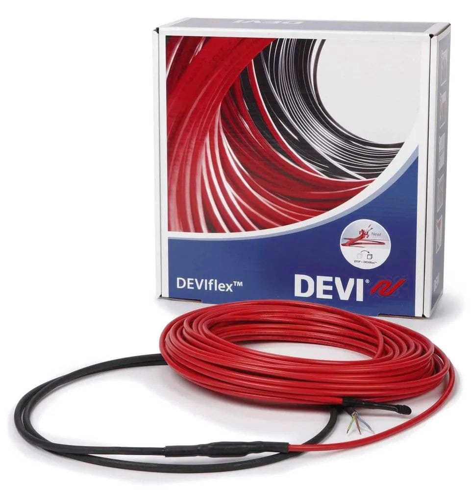 Devi 140F1409 DEVIflex™ 10T Heizleitung, 10 W/m Länge 35 m, 230 V, inkl. 2,5 m Kaltleiter