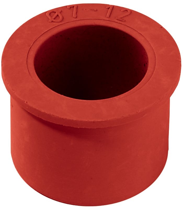 WISKA 10063910 Reduzierdichteinsatz M25, LT, IP68, 7 bis 12 mm, rot
