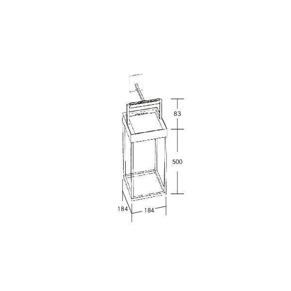 Brumberg 65312103 VARIA LED-Solarwandanbauleuchte, 2,2 W, 3.000 K, schaltbar, IP54, strukturgraphit