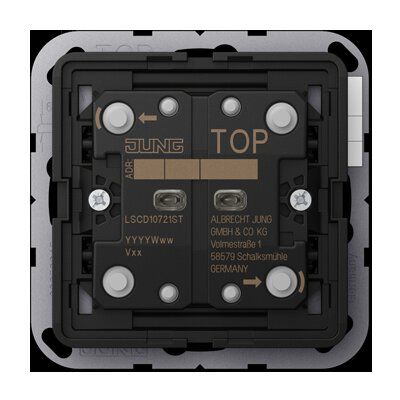 Jung LSCD10721ST KNX Taster Standard 2-fach, F10, Secure, Serie CD/LS