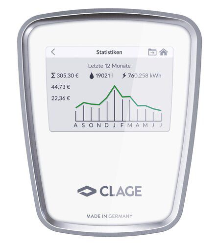 CLAGE 3200-36600 E-Komfortdurchlauferhitzer DSX Touch, 18/21/24/27 kW, 400 V