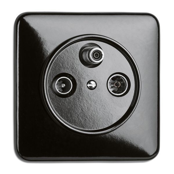 THPG 119327 Einzelabdeckung eckig für Anschlußdosen/Dimmer Bakelit