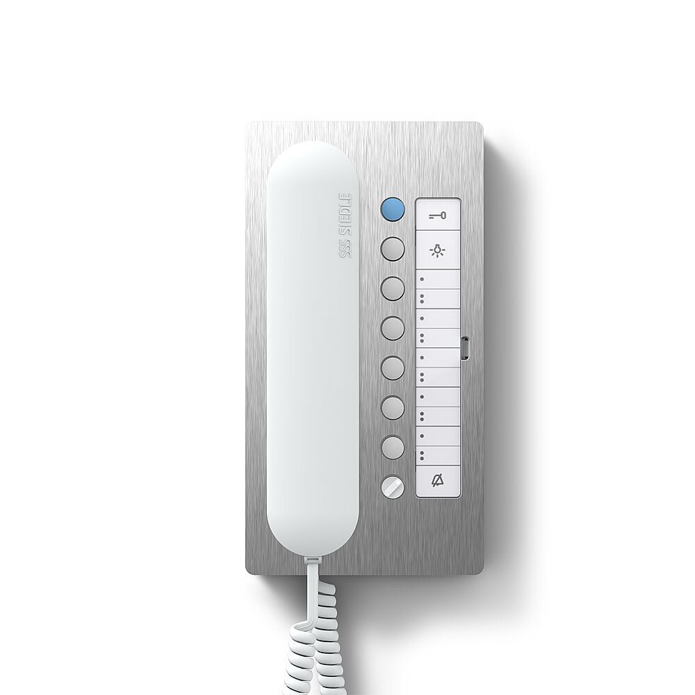 Siedle HTC 811-0 E/W-Haustelefon Comfort 1+n, Edelstahl/weiß