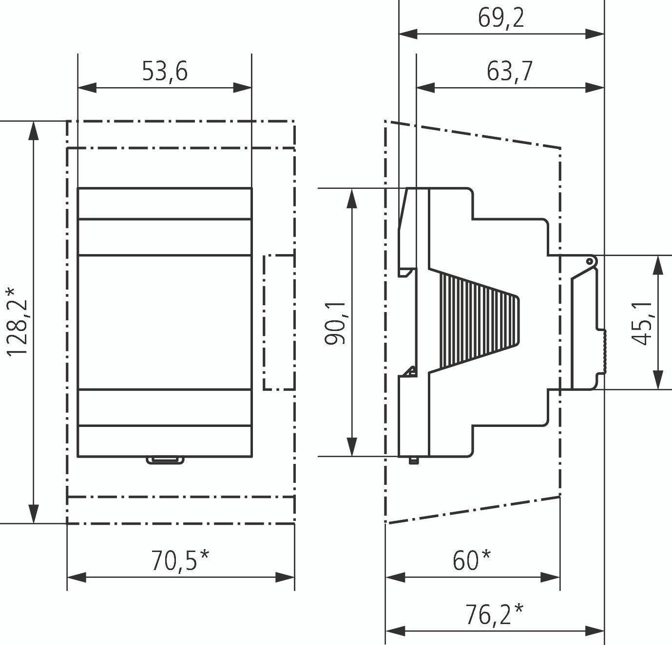 Theben 6489210 TR 648 top2 RC-DCF KNX Jahreszeitschaltuhr mit Astroprogramm, RC fähig, 8 Kanal