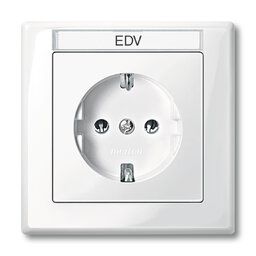 Merten 470125 Rahmen 1-fach mit Beschriftungsträger, M-SMART, aktivweiß glänzend
