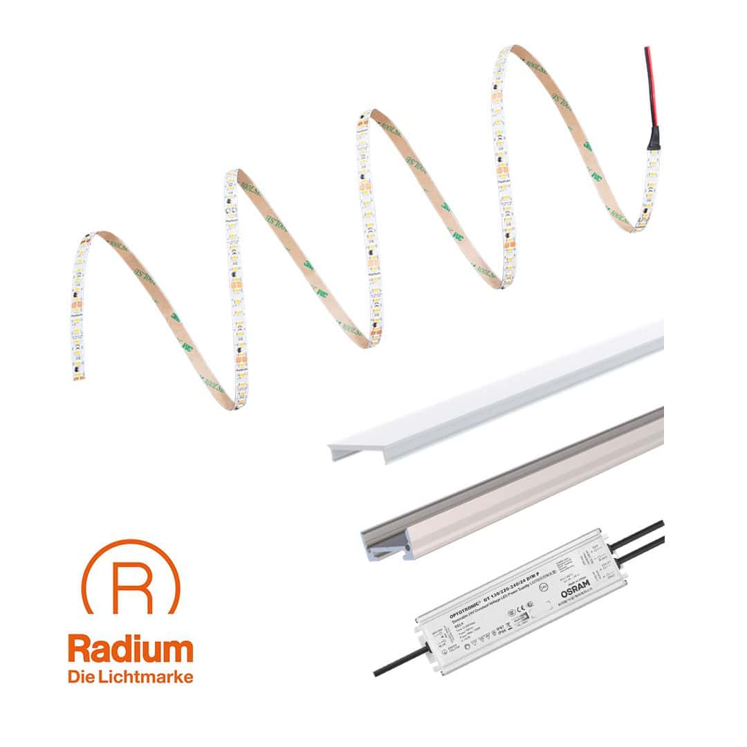 Radium E24-RSTA2155-D LED-Strip-Set 2200 S 840/24V, dimmbar, 5Meter