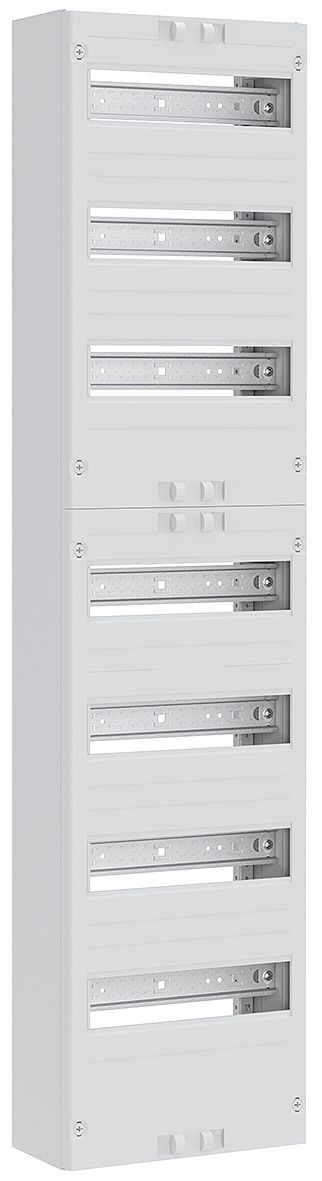 ABN VT17RR1700 Verteilerfeld tief, 7-reihig, 84TE, N+PE Steckklemmen, BxH 250x1050 mm