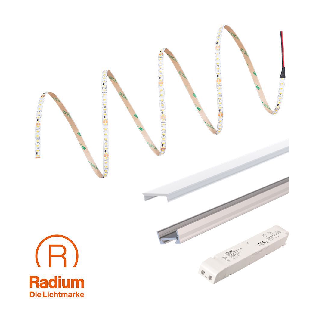 Radium E24-RSTA2155-D-BT LED-Strip-Set 2200 S 840/24V, dimmbar über Bluetooth, 5Meter