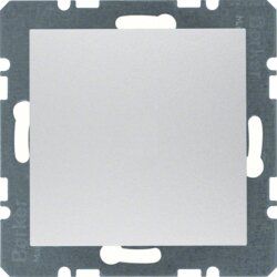 Berker 10091404 Blindverschluss mit Zentralstück, B.7, alu matt