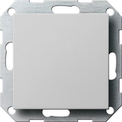 Gira 0268015 Blindabdeckung mit Tragring, System 55, grau matt