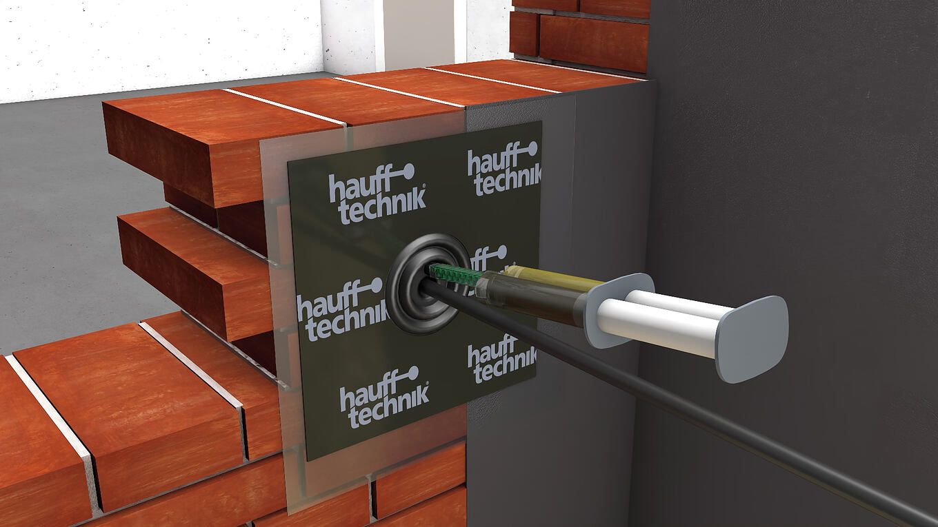 Hauff 3030598349 Elektrokabel-Durchführung Ø 7-15 mm für Gebäude mit oder ohne Keller EKD25 1x7-15 PRO