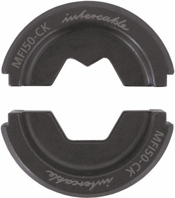 Intercable 713811 i-Presseinsatz für Cu-Rohrkabelschuh und -verbinder für feindrähtige und feinstdrähtige Leiter 300 mm², Serie 60-2/4