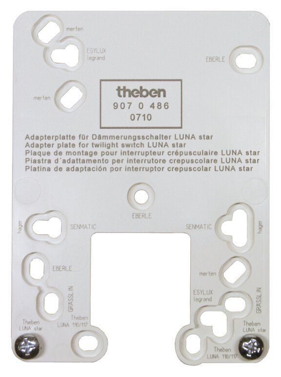 Theben 9070486 LUNA star Adapterplatte