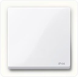Merten 432025 Wippe IP44, System M, aktivweiß glänzend