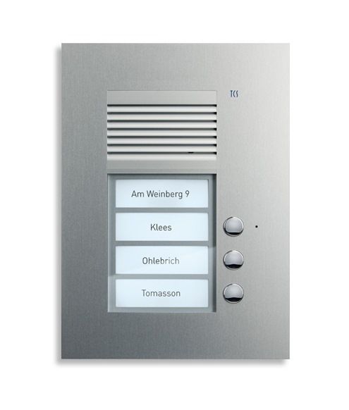 TCS PPU03-EN/02 Sprechanlagen-Set Unterputz für 3 WE