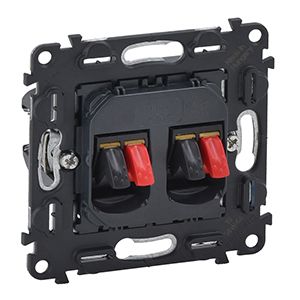 Legrand 753078 Lautsprecher-Anschluss 2-fach