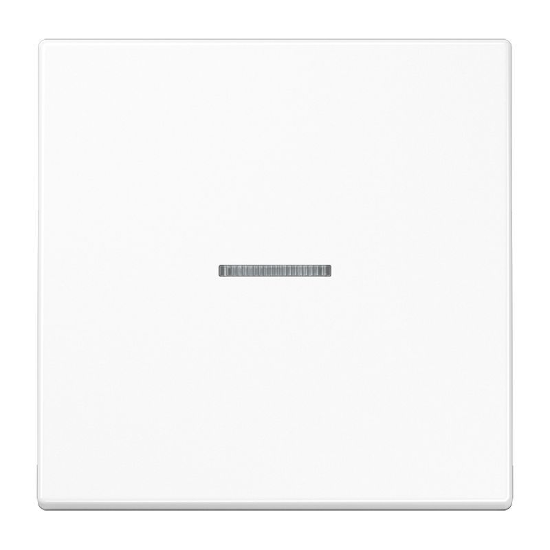 Jung LS101KO5WW Wippe mit Lichtleiter für Taster 1-fach, Duroplast, F10, Serie LS, alpinweiß