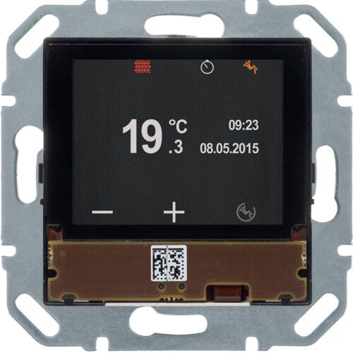 Berker 80440100 KNX Temperaturregler mit Farbdisplay und integriertem Busankoppler