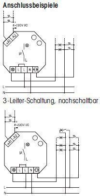 Eltako TLZ61NP-230V + UC Treppenlicht-Zeitschalter
