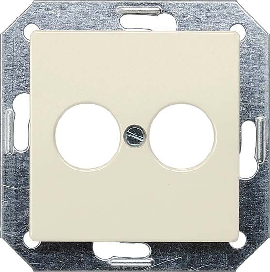 Siemens 5TG2547 DELTA i-system Abdeckplatte für Kleinsteckverbinder, elektroweiß