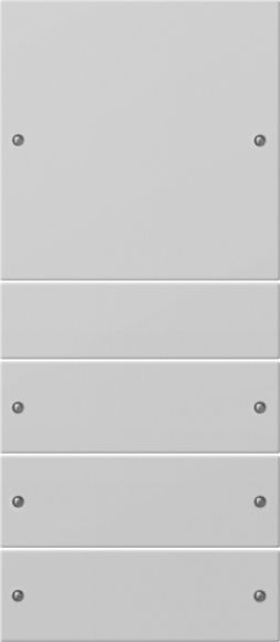 Gira 2184015 Wippenset 4-fach (1+3), System 55, grau matt(lackiert)