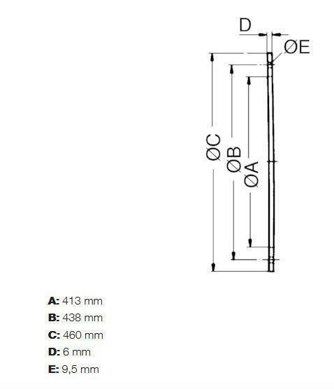 Maico GF 40 Gegenflansch zur Montage von Ventilatoren an Lüftungsleitungen, DN 400