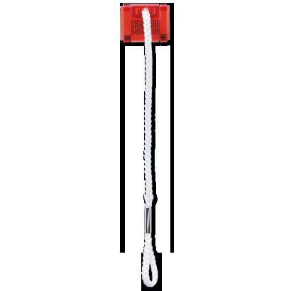 Jung 34 Zugeinsatz für Wippen mit Lichtaustrittsfenster (.. KO), Thermoplast, rot