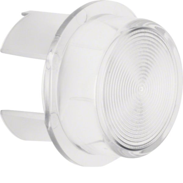Hager WDA4527T Haube für Drucktaster und Lichtsignal E10, Zubehör, klar transparent
