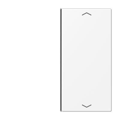 Jung LS402TSAPWWM Taste 2-fach, mit Pfeilsymbolen, F40, Serie LS, schneeweiß matt