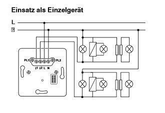 Merten MEG5162-0000 Relais-Schalt-Einsatz, 2-fach