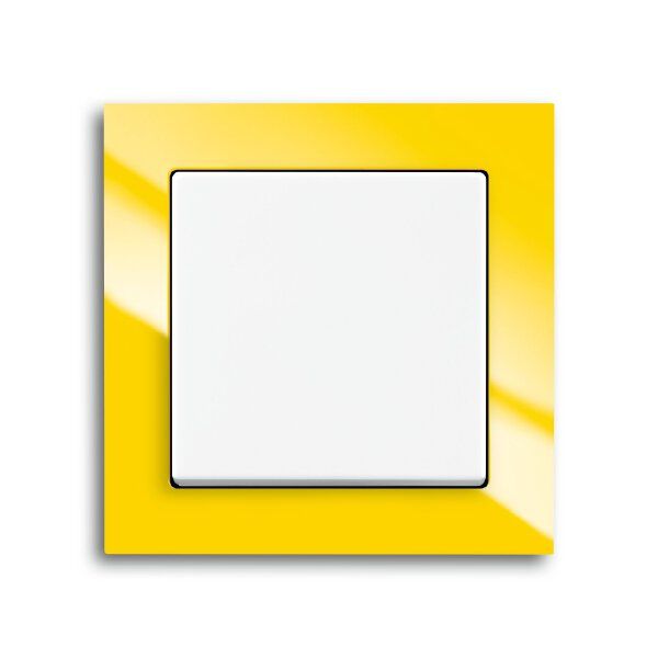 Muster ohne Funktion Busch-Jaeger axcent, gelb/studioweiß glänzend