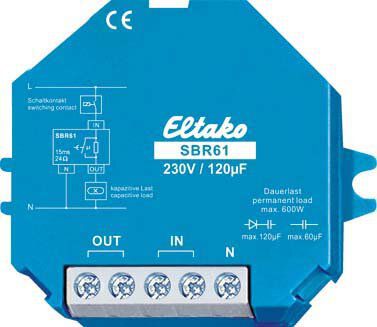 Eltako SBR61-230 V Strombegrenzungsrelais, 120 µF