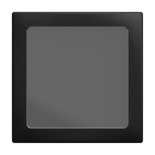 Busch-Jaeger 2562-915 Zentralscheibe für LED-Infolicht, Busch-balance SI, schwarz matt