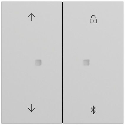 Gira 536776 System 3000 Jalousie- und Schaltuhr BT Pfeilsymbole, System 70, grau matt (lackiert)