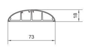 Hager Tehalit SL 1807507021 Bodenaufbaukanal anthrazit