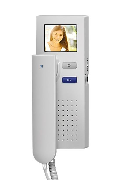 TCS PVU1640-0010 Video-Außenstation, Serie AVU, einspaltig mit Video-Türtelefon für 4 WE