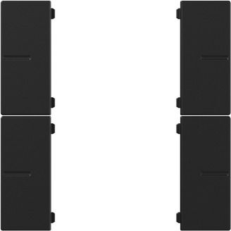 Gira 5018005 Wippenset 2-fach Tastsensor 4.55 Plus, schwarz matt
