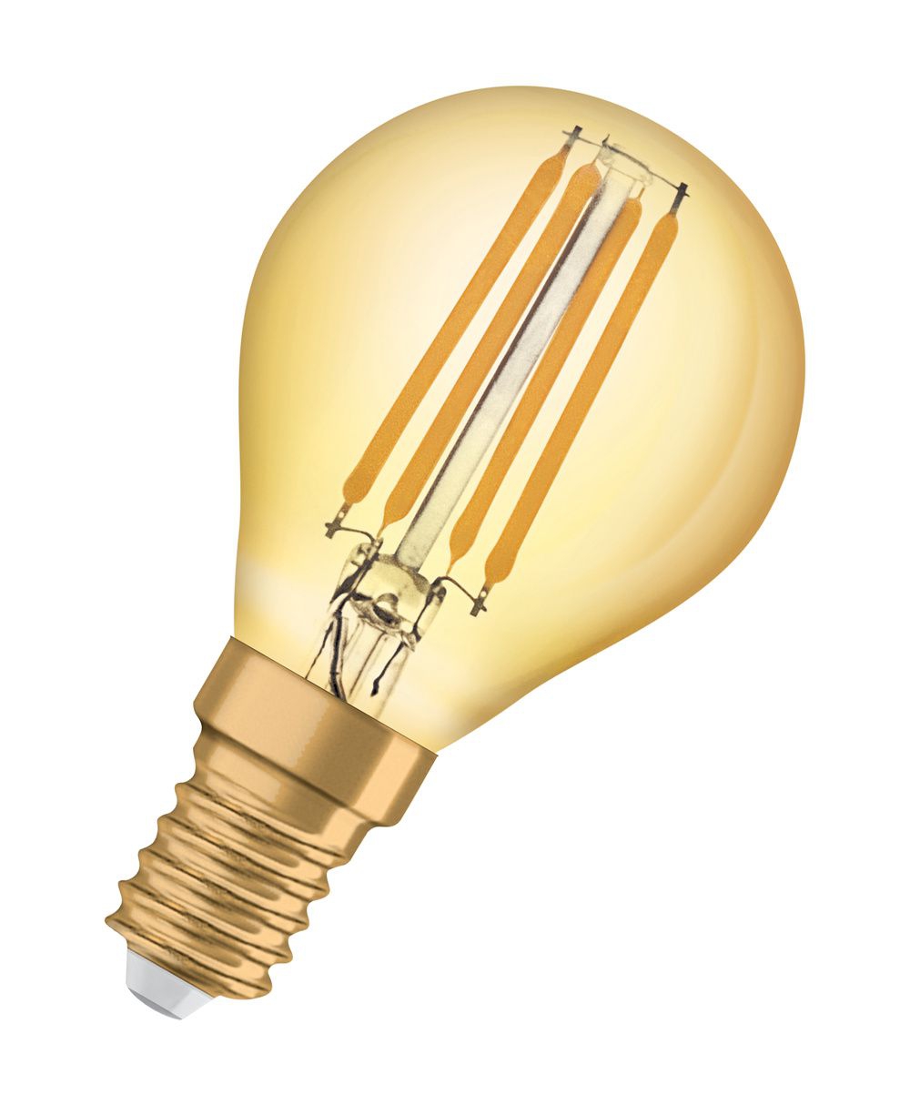 Ledvance 4058075293496 Vintage 1906® LED CLASSIC P, 300 °, 4 W, 824, 410 lm, E14, nicht dimmbar