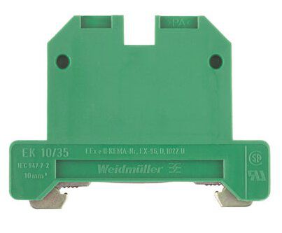 Weidmüller EK10/35  Schutzleiter-Reihenklemme 10mm², TS35, SAK-Reihe