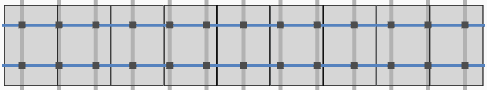 K2 E24-PV-SET3-UKS-1X9 Unterkonstruktions-Set Schrägdach für 1 Reihe a 9 Module
