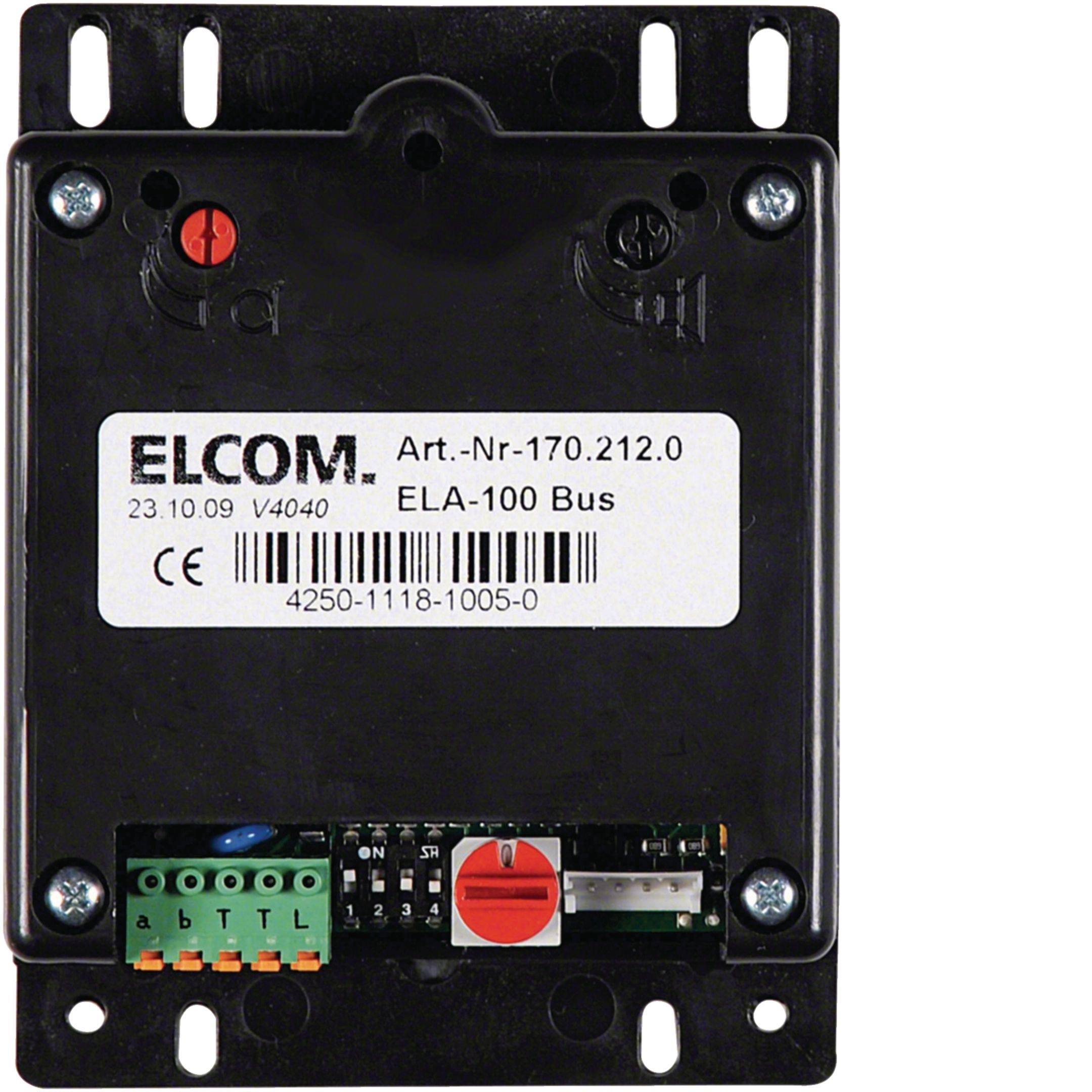 Elcom 1702120 Türlautsprecher Einbau für i2Audio, Türsprechanlagen, Türkommunikation