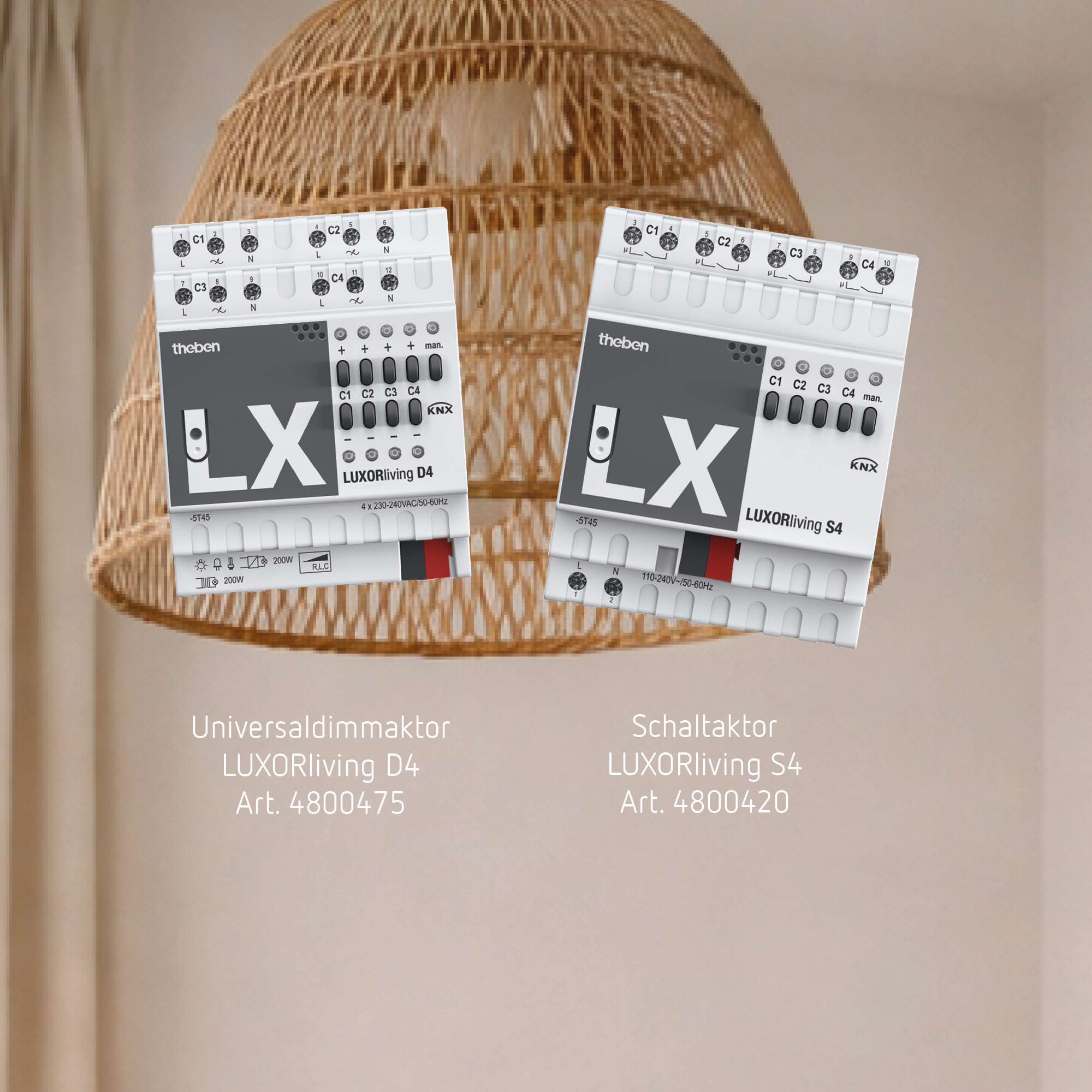 Theben LUXORliving Starter-Set M "Komfort-Paket"