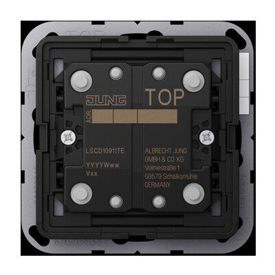 Jung LSCD10911TE KNX Taster Erweiterung 1-fach, F10, Serie CD/LS