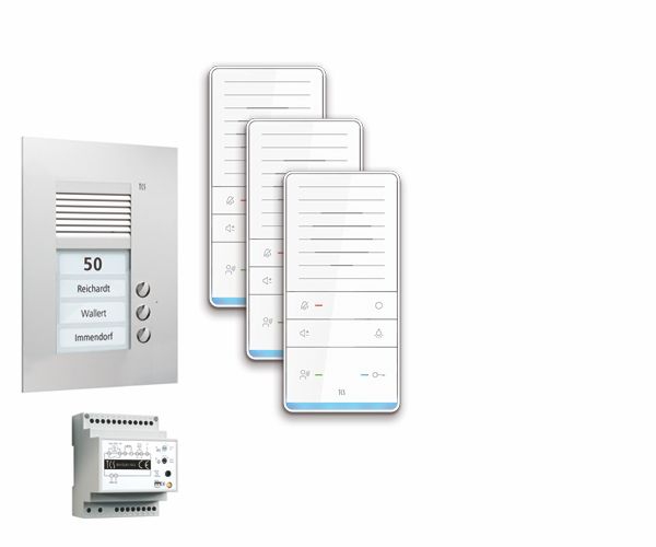 TCS PAUF031/001 Audio-Außenstation, Serie PUK, einspaltig mit Freisprecher TASTA Audio Plus 3 WE
