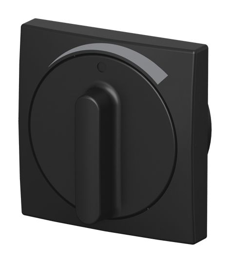 Busch-Jaeger 1740 DR/03-915 Zentralscheibe mit Drehgriff, mit Aufdruck "Pegel", Busch-balance SI, schwarz matt