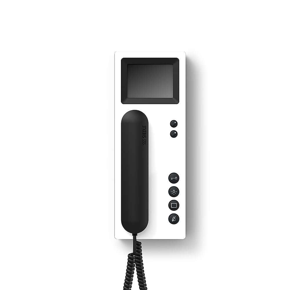 Siedle BTSV 850-03 WH/S Video-Haustelefon Standard, weiß glänz./sw