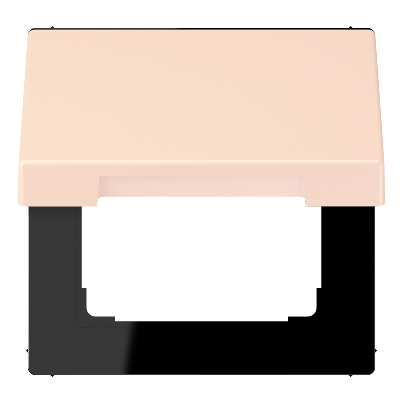 Jung LC990BFKL226 Klappdeckel mit Rückstellfeder, Les Couleurs® 32082, orange pâle