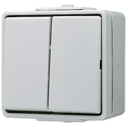 Jung 605W Wippschalter (Einsatz), Serien,  AX 250 V ~, IP 44, WG 600